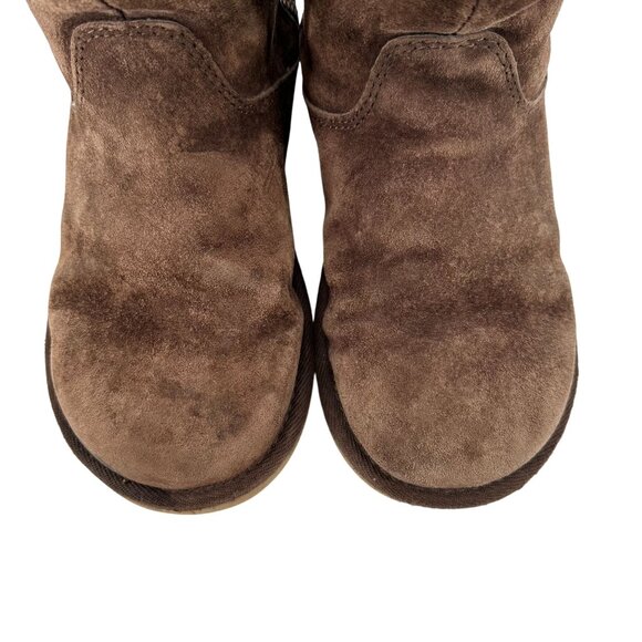 UGG Australia Womens Brown Suede Sheepskin Lined Mid-Calf Boots Size 6 - Picture 10 of 12